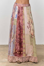 Load image into Gallery viewer, PATCHWORK KNIT PRINT MAXI SKIRT
