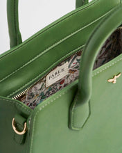Load image into Gallery viewer, Garden Floral Green Structured Tote
