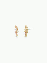 Load image into Gallery viewer, Cascading Baguette Drop - Gold Earrings
