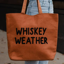 Load image into Gallery viewer, Caramel Whiskey Weather Tote

