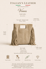 Load image into Gallery viewer, VENAS - Suede leather handbag
