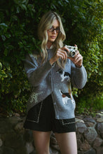 Load image into Gallery viewer, DOG KNIT SWEATER CARDIGAN

