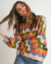 Load image into Gallery viewer, The Clare Color Block Sweater
