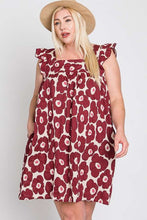 Load image into Gallery viewer, DAISY PRINT BABY DOLL DRESS PLUS
