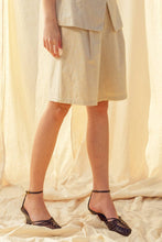 Load image into Gallery viewer, COTTON LINEN BERMUDA PANTS

