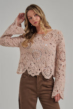 Load image into Gallery viewer, CHENILLE YARN KNITTED FALL SWEATER
