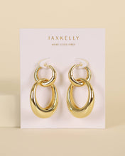 Load image into Gallery viewer, Gold Hoop - Coupled - Earrings
