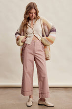Load image into Gallery viewer, Floral Embroidered Cropped Wide-Leg Pants

