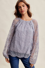Load image into Gallery viewer, Floral Embroidered Lace Blouse
