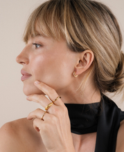 Load image into Gallery viewer, Gold Hoop - Double - Earrings
