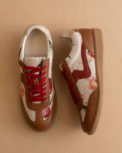Load image into Gallery viewer, The Kyla | Beige Tulip Classic Low Top Sneakers
