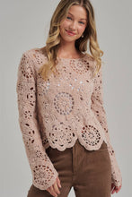 Load image into Gallery viewer, CHENILLE YARN KNITTED FALL SWEATER
