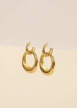 Load image into Gallery viewer, Gold Hoop - Coupled - Earrings
