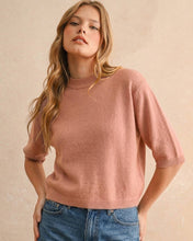 Load image into Gallery viewer, SHORT SLEEVE SWEATER TOP
