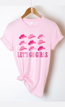 Load image into Gallery viewer, Lets Go Girls Cowgirl Hat Graphic Tee PLUS

