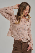 Load image into Gallery viewer, CHENILLE YARN KNITTED FALL SWEATER
