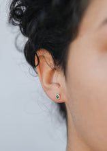 Load image into Gallery viewer, Sun Stud - Malachite - Earrings
