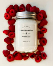 Load image into Gallery viewer, Raspberry Vanilla - Soy Wax Mason Jar Candle
