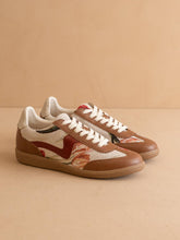 Load image into Gallery viewer, The Kyla | Beige Tulip Classic Low Top Sneakers
