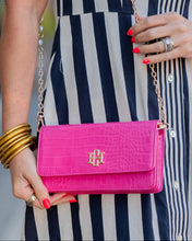 Load image into Gallery viewer, Brynleigh Clutch Crossbody Hot Pink

