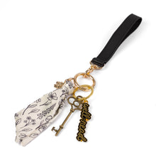 Load image into Gallery viewer, Floral Satin Keychain
