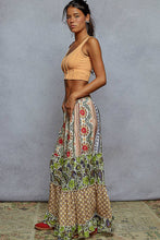 Load image into Gallery viewer, Boho Pattern printed woven wide fit pants
