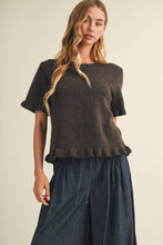 Load image into Gallery viewer, Lettuce-Edge Ruffle-Trim Pullover

