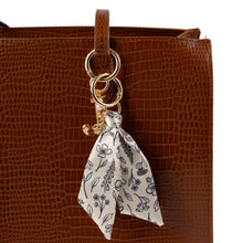 Load image into Gallery viewer, Floral Satin Keychain
