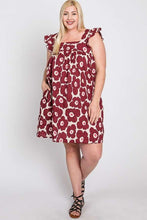 Load image into Gallery viewer, DAISY PRINT BABY DOLL DRESS PLUS
