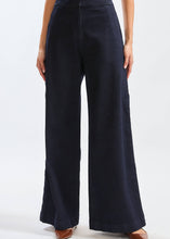 Load image into Gallery viewer, THE WENDY WIDE-LEG STRETCHY DENIM TROUSERS
