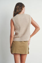 Load image into Gallery viewer, Sleeveless Crew Neck Sweater Knit Vest
