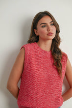 Load image into Gallery viewer, Sleeveless Crew Neck Sweater Knit Vest
