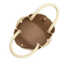 Load image into Gallery viewer, Tulip Yellow Recycled Vegan Leather Top Handle Bag
