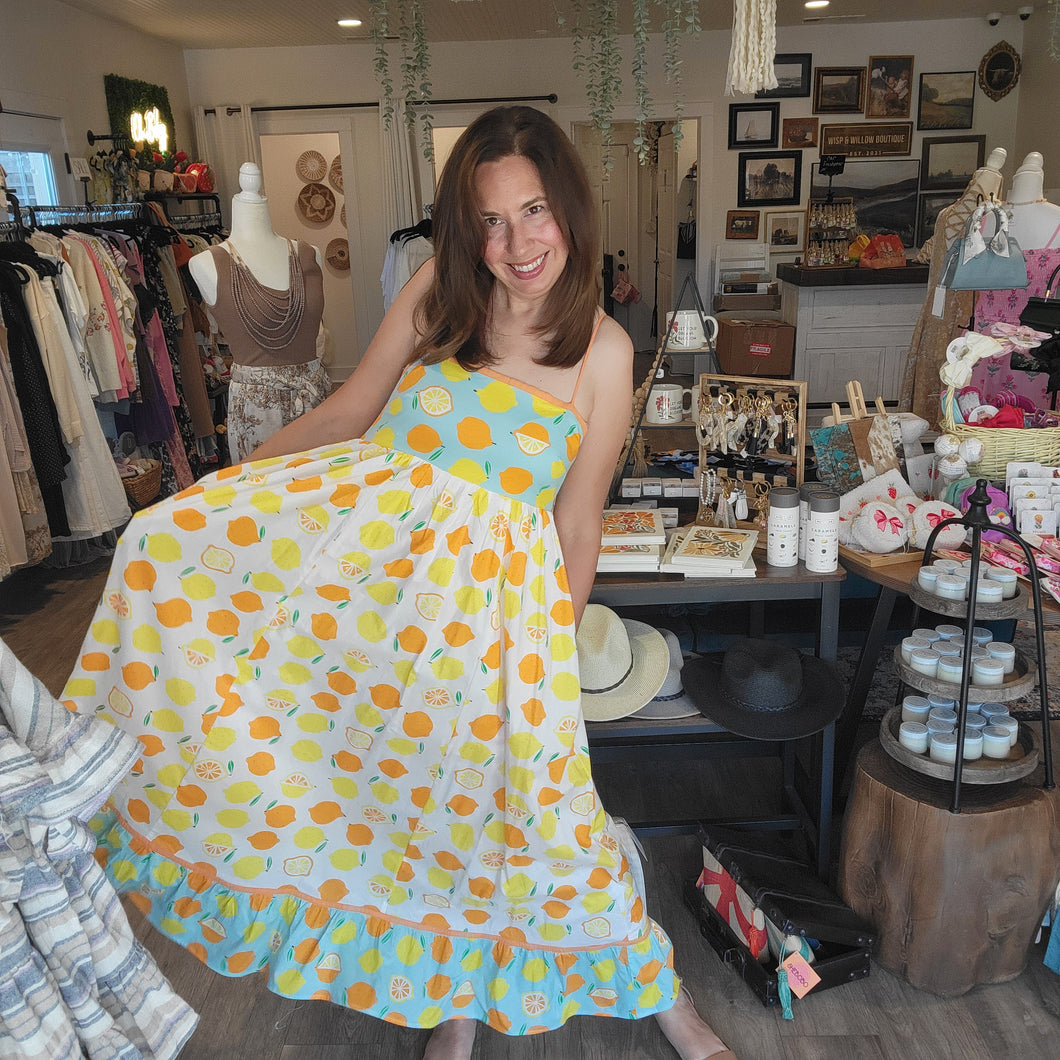 The Lemon Maxi Dress