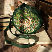 Load image into Gallery viewer, Chloe Fawn Embroidered Circle Purse
