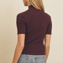 Load image into Gallery viewer, The Crystal Knit Mock Top
