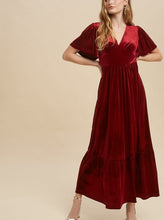 Load image into Gallery viewer, Rosemary Velvet Maxi Dress
