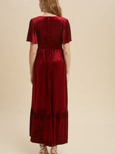 Load image into Gallery viewer, Rosemary Velvet Maxi Dress
