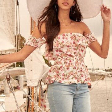 The Andromeda Floral Top
