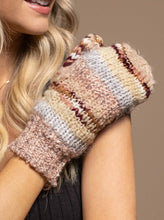 Load image into Gallery viewer, Striped Knitted Mittens (Multiple Colors)
