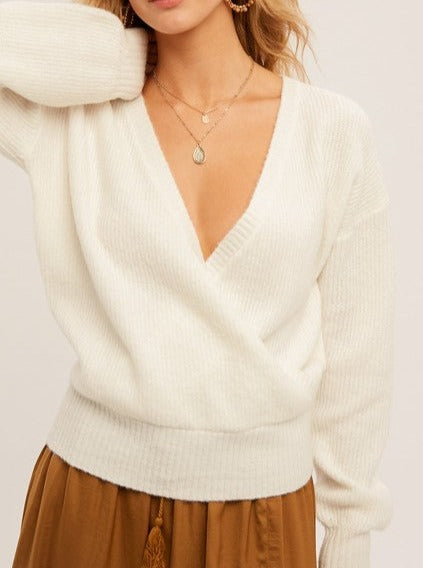 The Samantha Crossover Sweater