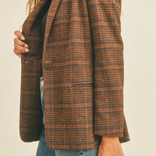 Load image into Gallery viewer, The Aggie Plaid Blazer
