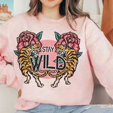 Load image into Gallery viewer, STAY WILD GRAPHIC SWEATSHIRT
