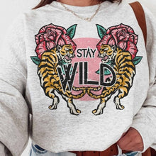 Load image into Gallery viewer, STAY WILD GRAPHIC SWEATSHIRT
