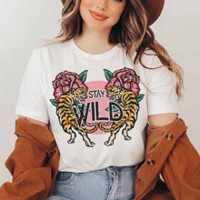 Load image into Gallery viewer, STAY WILD GRAPHIC TEE
