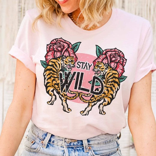 STAY WILD GRAPHIC TEE