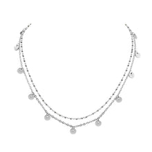 Load image into Gallery viewer, SILVER CALICO NECKLACE
