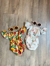 Load image into Gallery viewer, Boho Sunflower Girls Romper
