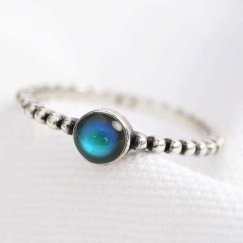 Sterling Silver Mood Stone Ring